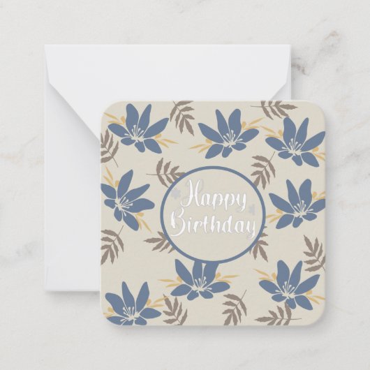 Carte De Correspondance Joyeux anniversaire (Devant)