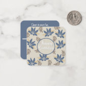 Carte De Correspondance Joyeux anniversaire (Devant/Arrière en situation)