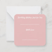 Carte De Correspondance Joyeux anniversaire (Dos)