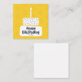 Carte De Correspondance Joyeux anniversaire (Devant / Derrière)