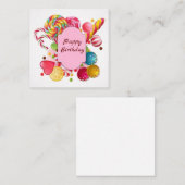 Carte De Correspondance Joyeux anniversaire (Devant / Derrière)