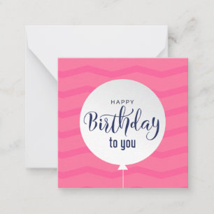 Carte De Correspondance Joyeux anniversaire