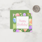Carte De Correspondance Joyeux anniversaire ! (Devant/Arrière en situation)