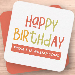Carte De Correspondance Joyeux Anniversaire Préparatoire Amusant et Famili