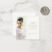 Carte De Correspondance Joyeux ! - De grandes attentes (Devant/Arrière en situation)