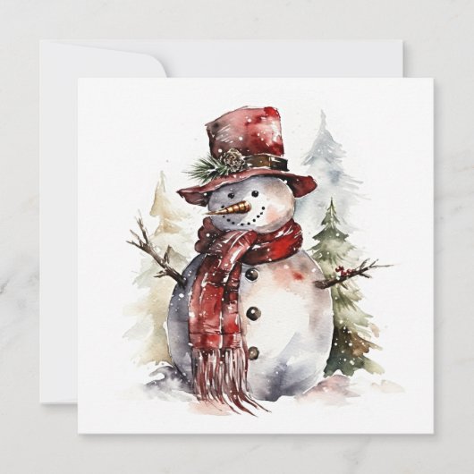 Carte De Correspondance "Joyeux et brillant : Diffuser la joie de Noël" (Devant)