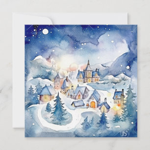 Carte De Correspondance "Joyeux et brillant : un Noël radieux"