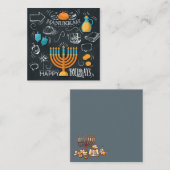 Carte De Correspondance Joyeux Hanoucca (Devant / Derrière)