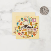 Carte De Correspondance Joyeux Hanoucca (Devant/Arrière en situation)