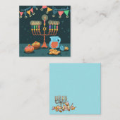 Carte De Correspondance Joyeux Hanoucca (Devant / Derrière)