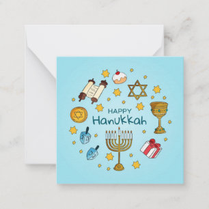 Carte De Correspondance Joyeux Hanoukka