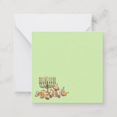 Carte De Correspondance Joyeux Hanoukka (Dos)