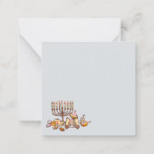 Carte De Correspondance Joyeux Hanoukka (Dos)