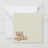 Carte De Correspondance Joyeux Hanoukka (Dos)