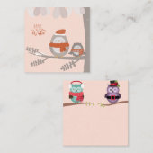 Carte De Correspondance Joyeux Hiver (Devant / Derrière)