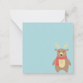 Carte De Correspondance Joyeux Hiver (Dos)