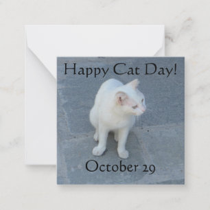 Carte De Correspondance Joyeux Jour des Chats !