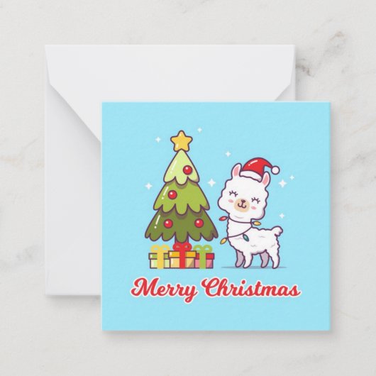 Carte De Correspondance Joyeux Noël (Devant)
