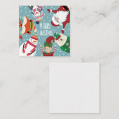 Carte De Correspondance Joyeux Noël (Devant / Derrière)