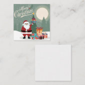 Carte De Correspondance Joyeux Noël (Devant / Derrière)