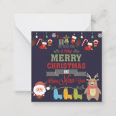 Carte De Correspondance Joyeux Noël (Dos)