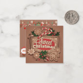 Carte De Correspondance Joyeux Noël (Devant/Arrière en situation)
