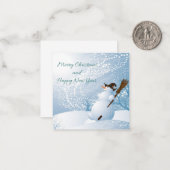 Carte De Correspondance Joyeux Noël (Devant/Arrière en situation)