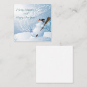 Carte De Correspondance Joyeux Noël (Devant / Derrière)