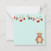 Carte De Correspondance Joyeux Noël (Dos)