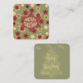 Carte De Correspondance Joyeux Noël: (Devant / Derrière)