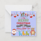 Carte De Correspondance Joyeux Noël (Dos)