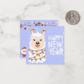 Carte De Correspondance Joyeux Noël (Devant/Arrière en situation)