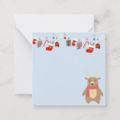 Carte De Correspondance Joyeux Noël (Dos)