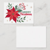 CARTE DE CORRESPONDANCE JOYEUX NOËL (Devant / Derrière)