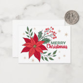 CARTE DE CORRESPONDANCE JOYEUX NOËL (Devant/Arrière en situation)