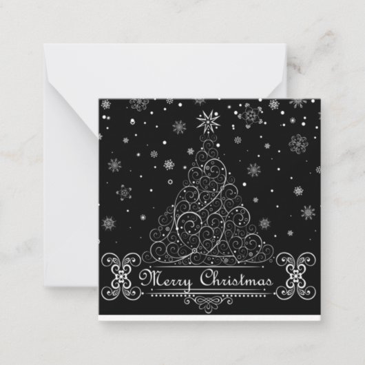 Carte De Correspondance Joyeux Noël (Devant)