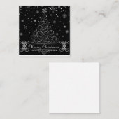 Carte De Correspondance Joyeux Noël (Devant / Derrière)