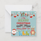 Carte De Correspondance Joyeux Noël (Dos)