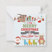 Carte De Correspondance Joyeux Noël (Dos)