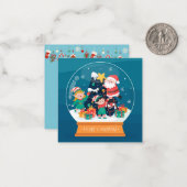 Carte De Correspondance Joyeux Noël (Devant/Arrière en situation)