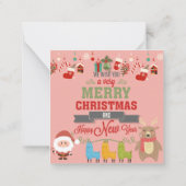 Carte De Correspondance Joyeux Noël (Dos)