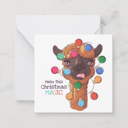 Carte De Correspondance Joyeux Noël (Devant)