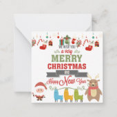 Carte De Correspondance Joyeux Noël (Dos)