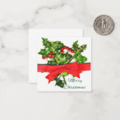 Carte De Correspondance Joyeux Noël (Devant/Arrière en situation)