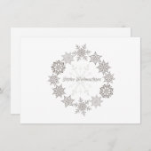 Carte De Correspondance Joyeux Noël  (Devant / Derrière)