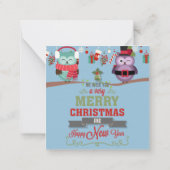 Carte De Correspondance Joyeux Noël/Bonne année (Dos)