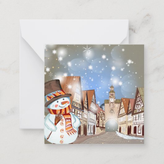 Carte De Correspondance Joyeux Noël/Bonne fête (Devant)