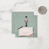 Carte De Correspondance Joyeux Noël/Bonne fête (Devant/Arrière en situation)