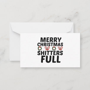 CARTE DE CORRESPONDANCE JOYEUX NOËL DÉBILES PROFONDS