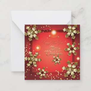 Carte De Correspondance Joyeux Noël et Bonne Année ! XMAS 2025